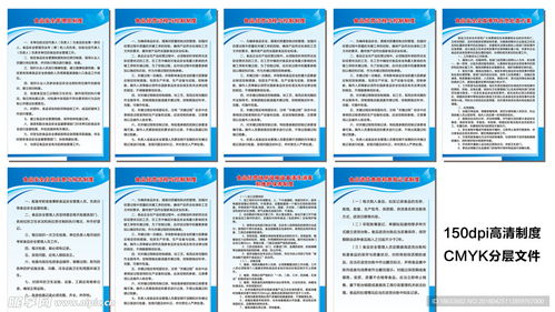 食品经营场所须上墙规章制度设计图